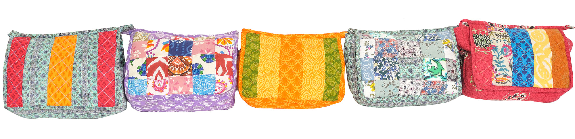 Exotic India Designer Drawstring Potli Bag with Embroidered-Beads and Sequins