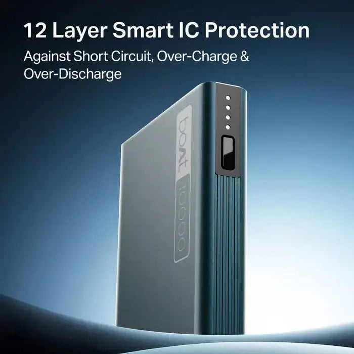 BoAt Energy Shroom PB300 Power bank with Smart IC protection, 22.5W fast charging (Battery Capacity: 10000 mAh,) (Multicolor) xpresselectronics