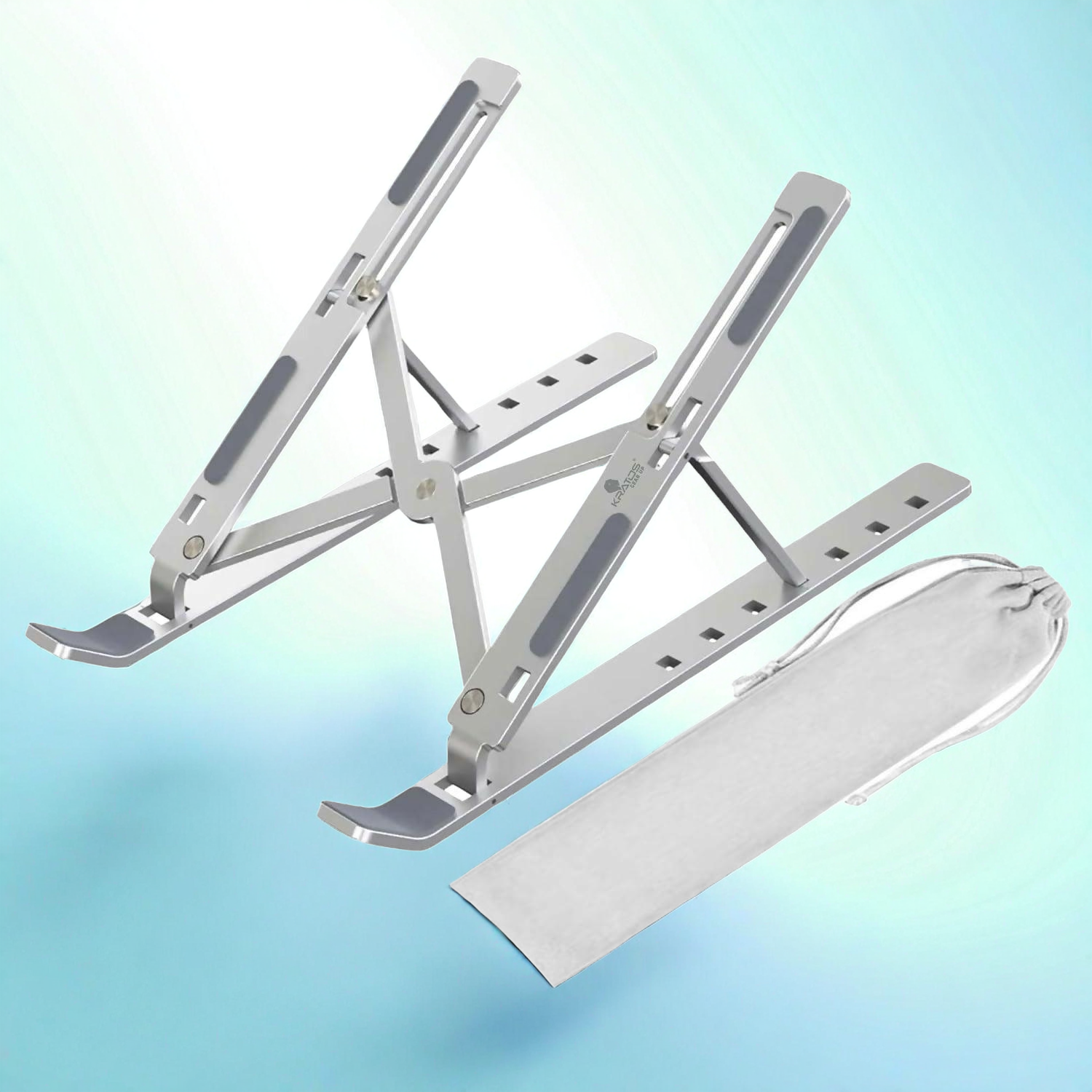 7 Angle Adjustable Aluminum Laptop and Tablet Stand For all Laptops Cheshtha