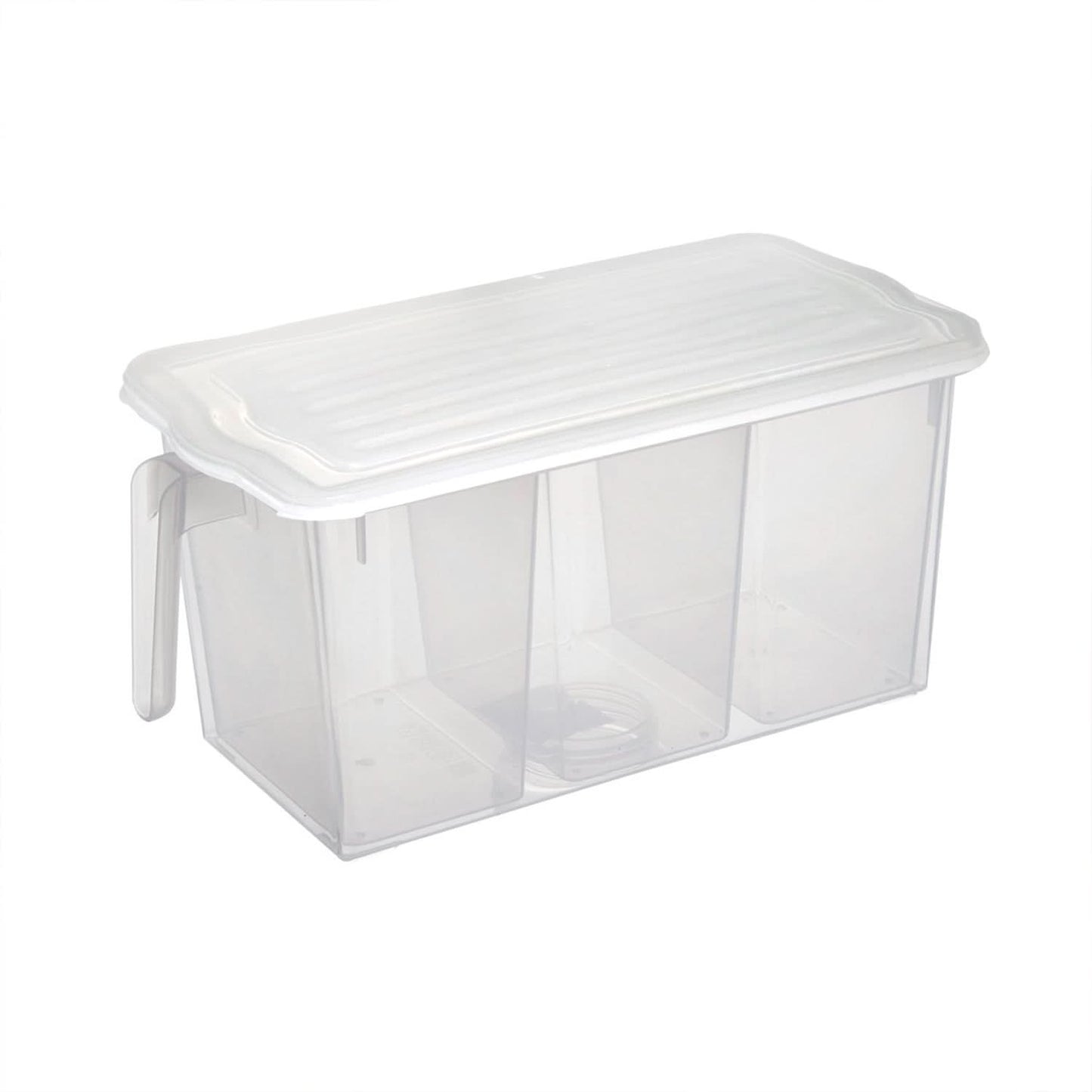 3-in-1 Airtight Refrigerator Organizer Box with Handle