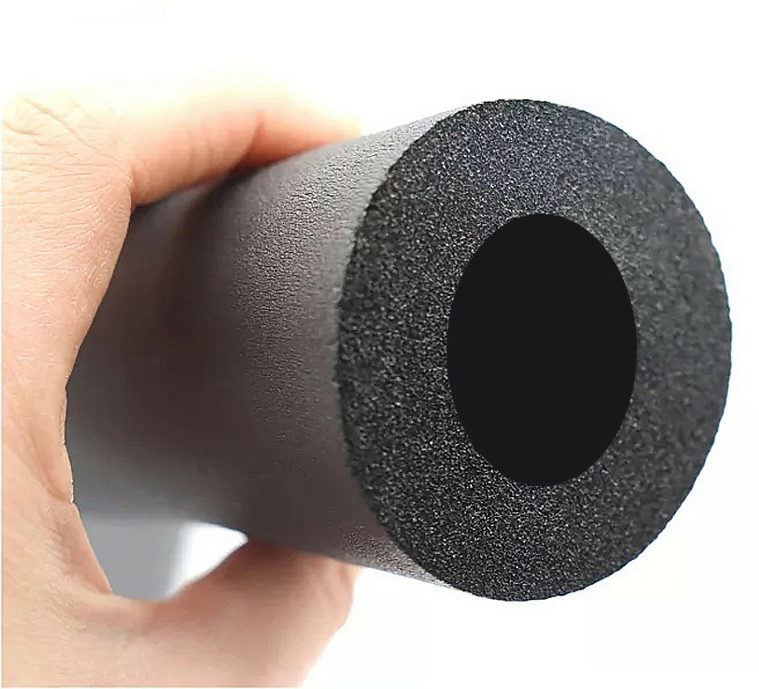 Foam Heat Insulated Tube For Air Conditioner Nitrile Tubes Thikness Piping Heat And Cold Insulation Air Conditioners Black Pack of1 5/8 16mm * 1/2 13mm Hose Pipe (173 cm)