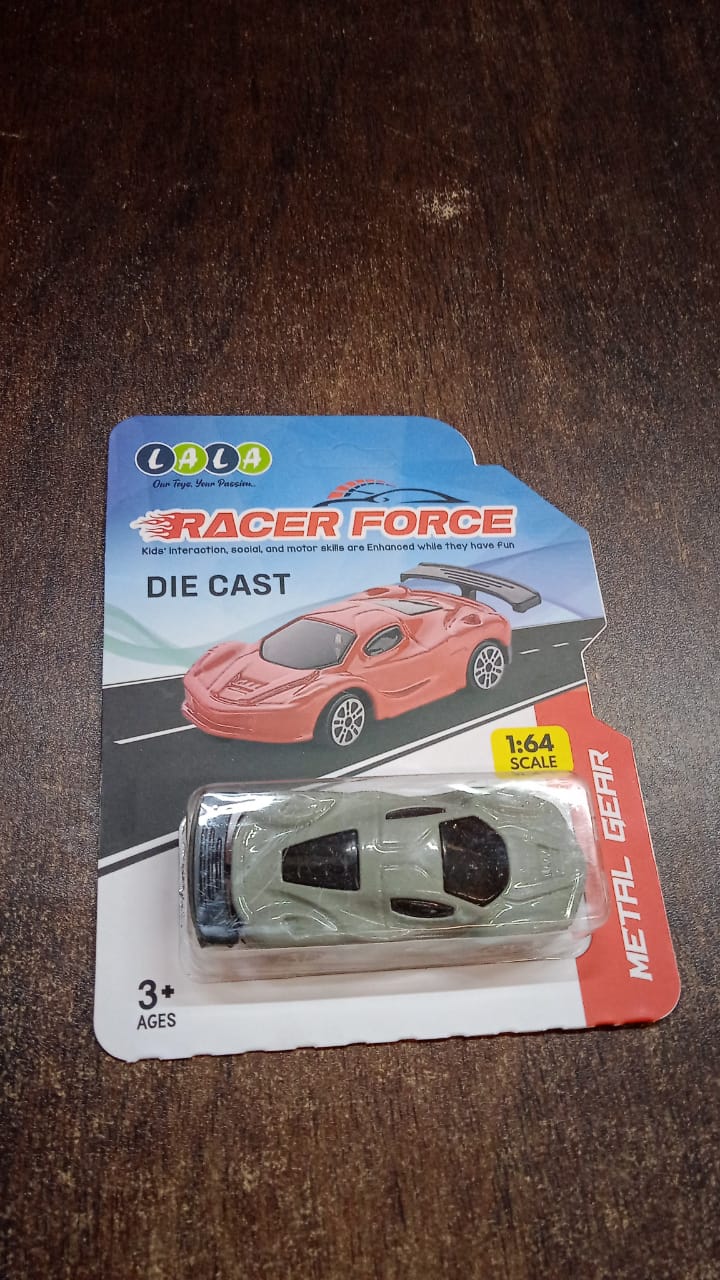 Metal Mini Car Toy Free Wheel Toy Vehicle (Multicolor 1 Pc) HP DD