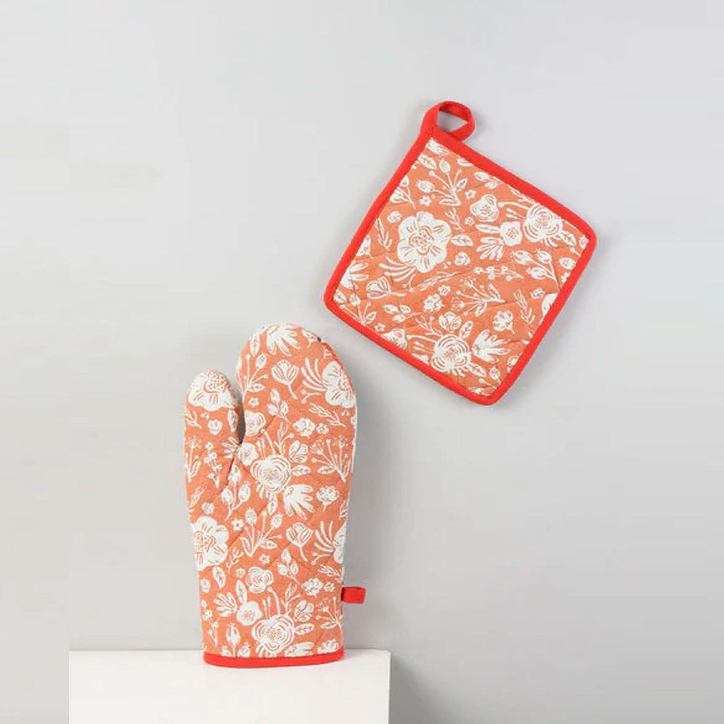 Professional Cotton Oven Mitt Gloves (1pc mix design)