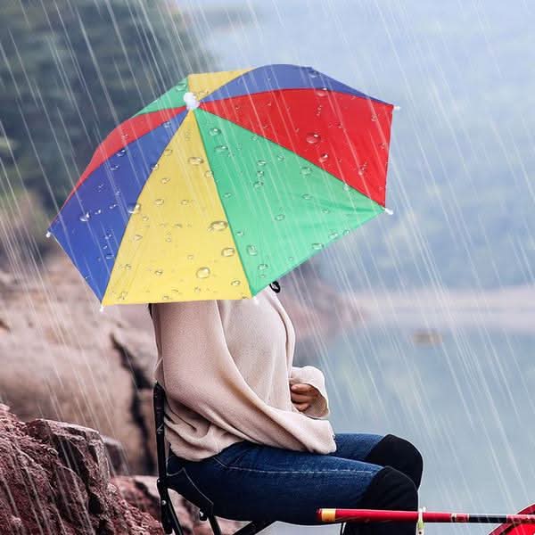Hands Free Umbrella Hat To Protect From Sun Rain