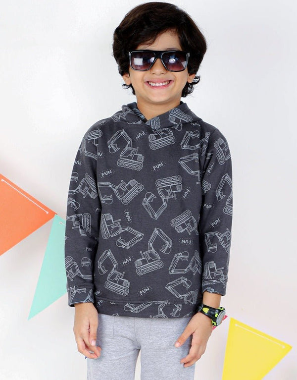 The Excavator Hooded Sweatshirt - KS-GJCBP-1-2