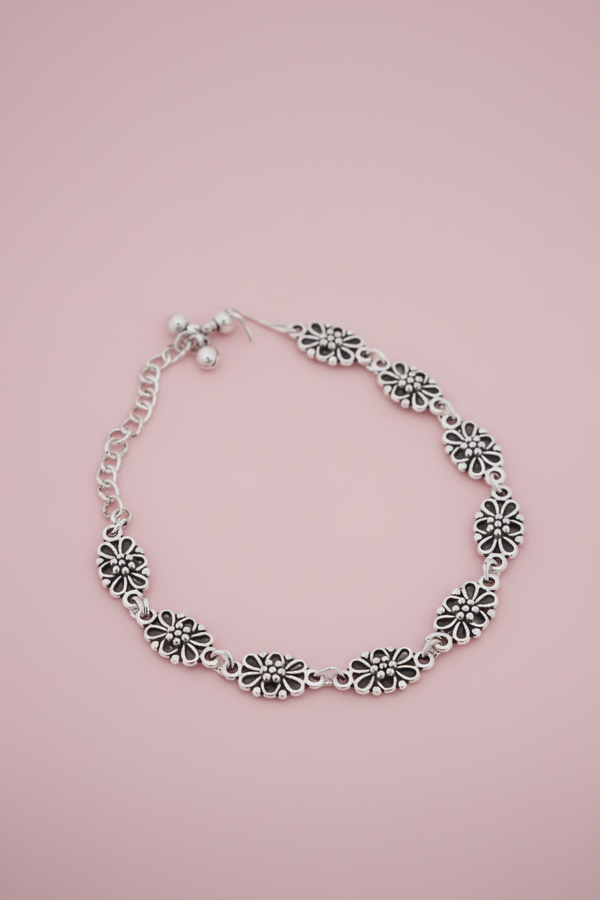 Fancy Collection Oxidized Silver Bracelet For Girls and Women (Silver,Free,1) SUPER