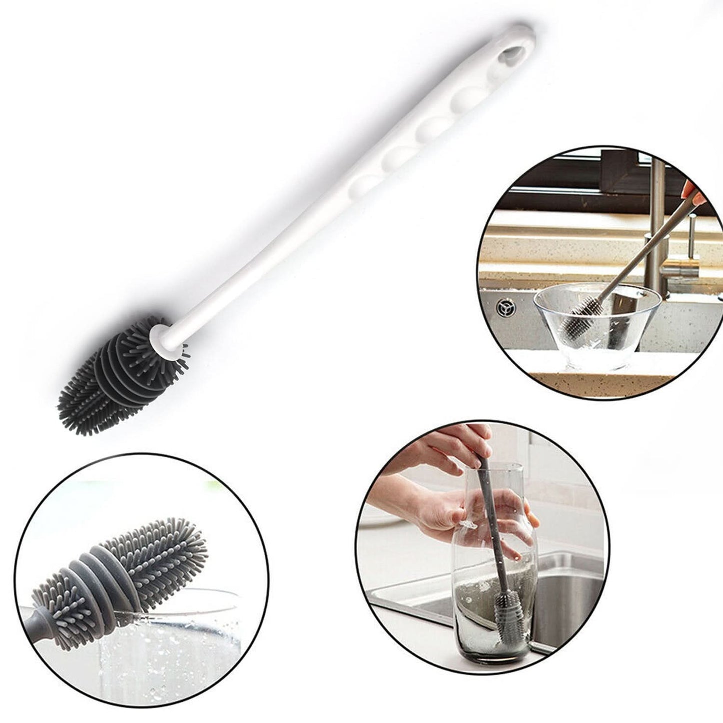 Bottle Cleaning Brush – Versatile Household Brush for Cleaning Bottles, Cooking Utensils & More