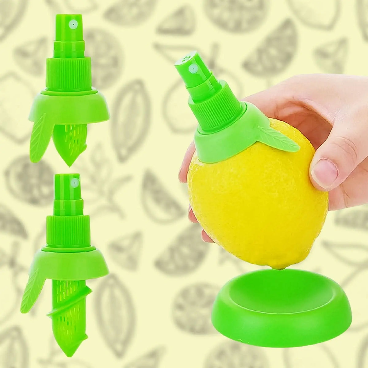 Creative Lemon Sprayer Fruit Juice Citrus Lime Juicer (3 Pcs Set) HP DD
