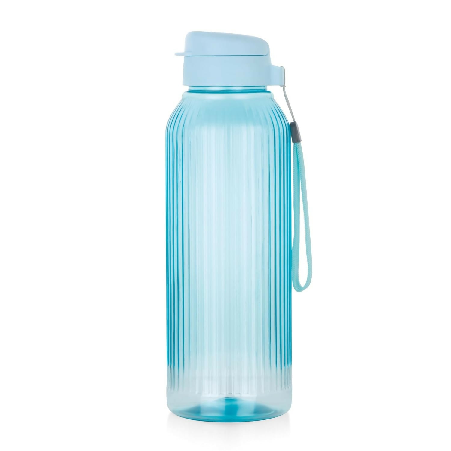 Olive Ware 1.5 L Water Bottle BPA Free Plastic with Leak Proof Flip Lid and Easy Carry Strap for Everyday Use