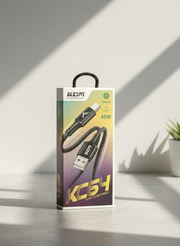 KDM TYPE-C USB CABLE ( KC64 - MULTICOLORS) Dreams Gadgets