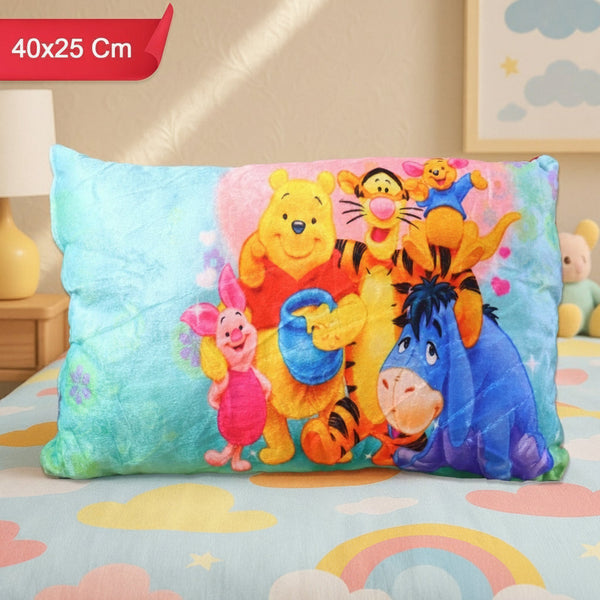 Soft Plush Cartoon Character Kids Pillow (40 X 25 Cm 1 Pc) HP DD