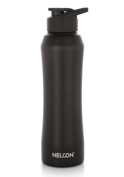 Nelcon Stainless Steel Water Bottle 1000 ml – Leak-Proof, Durable, Matte Finish, Reusable Drinking Bottle
