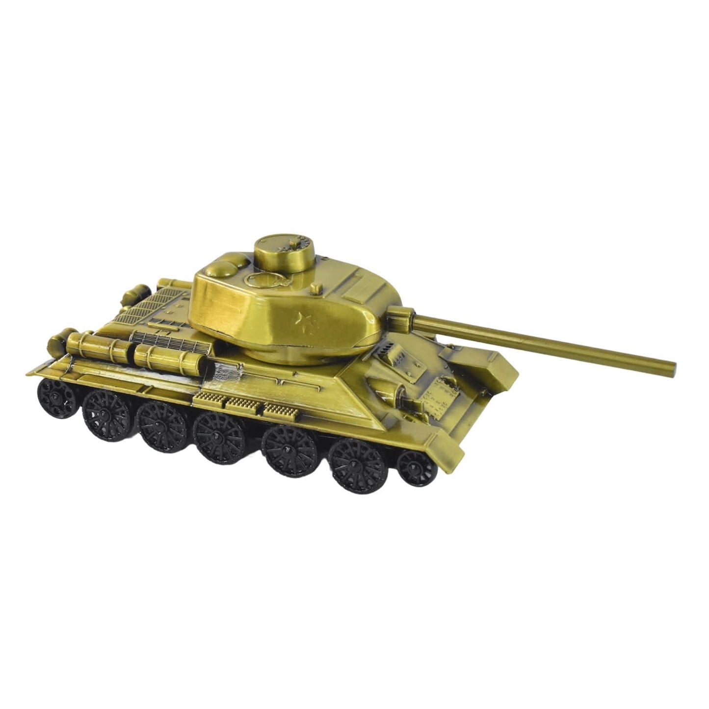Retro Iron Art Tank Model Nostalgia Tank Crafts Home Decor Ornament Desktop Decorations For Office Living Room Childrens Room Gift (Metal)