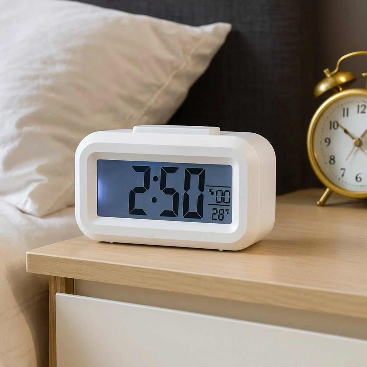 Modern Digital Led Alarm Mini Clock (1 Pc) HP DD