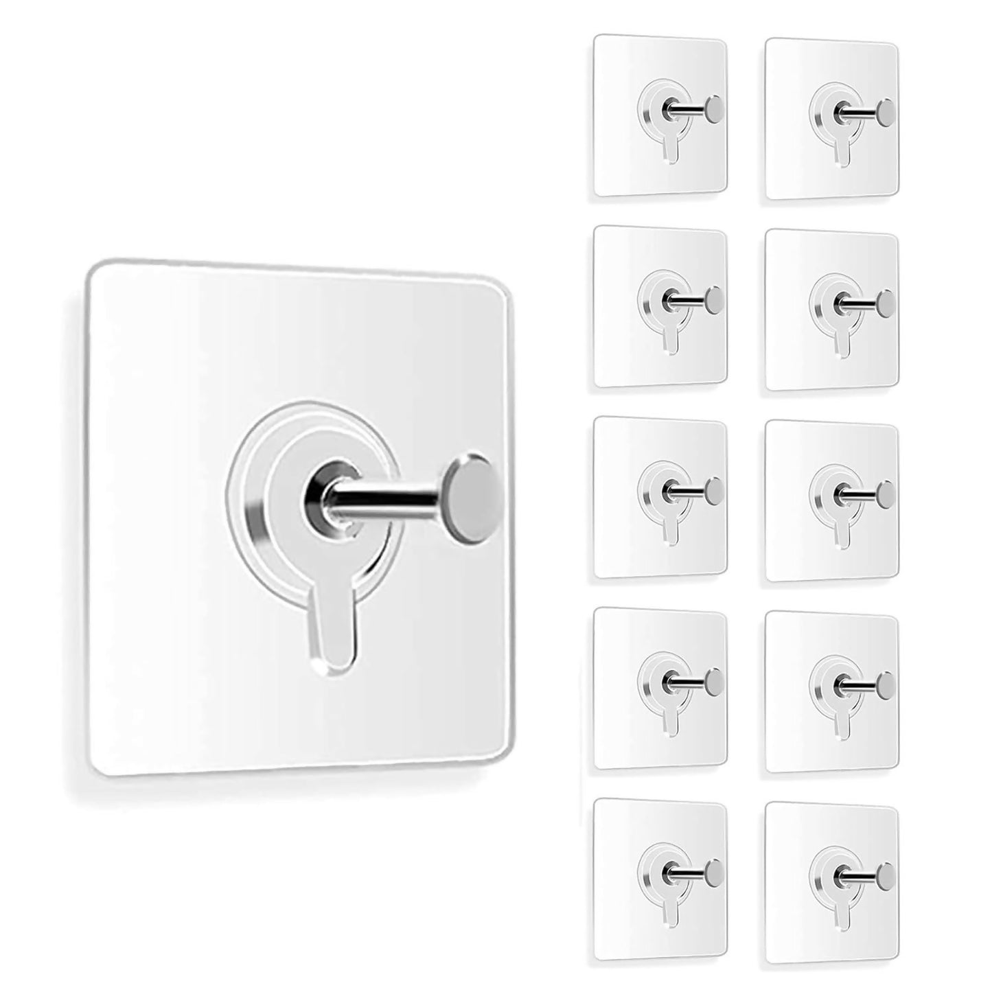 Nail-Free Photo Frame Hook Heavy-Duty Self-Adhesive Wall Hooks for Photo Hanging & Home Décor