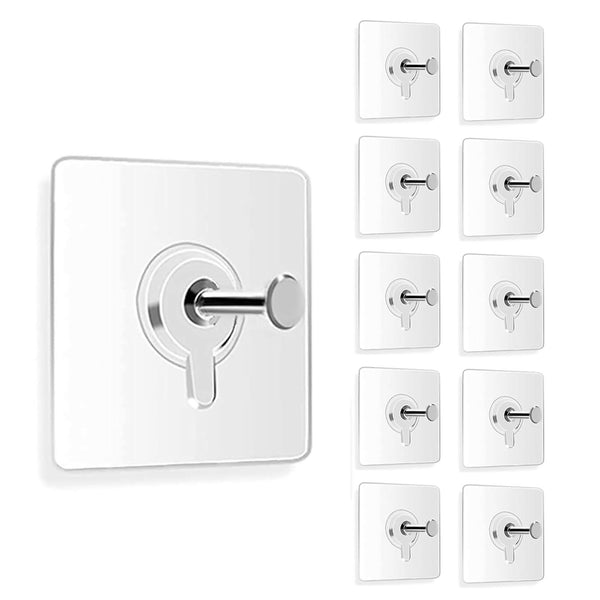 Nail-Free Photo Frame Hook Heavy-Duty Self-Adhesive Wall Hooks for Photo Hanging & Home Décor