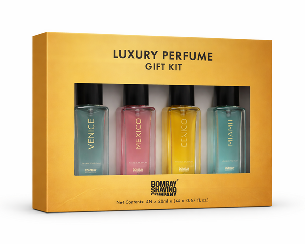Bombay Shaving Co. 4x20ml Luxury Perfume Gift Set for Men boAt and Portronics