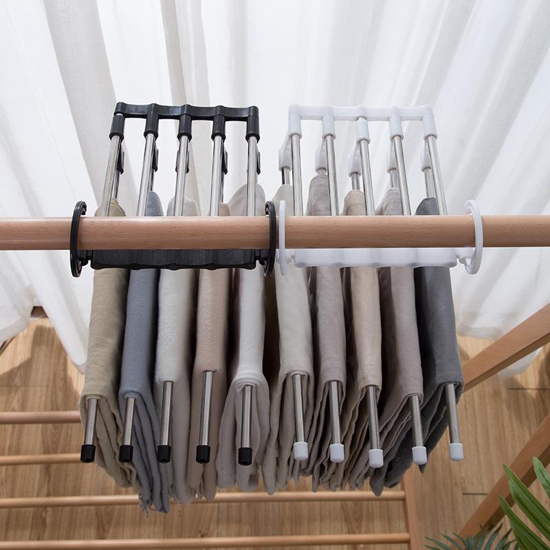 Adjustable Trouser Pants Hanger Organizer HP DD