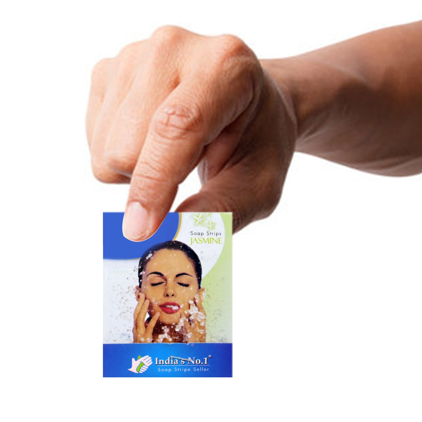 Fresh Paper Soap Strips Traveling Hand Wash With Jasmine Fragrance (100pc)