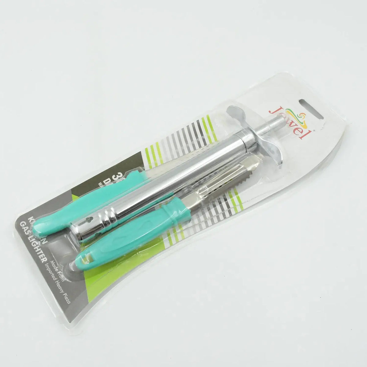 3 In 1 Kitchen Combo - Kitchen Lighter Stainless Steel Knife And Peeler HP DD