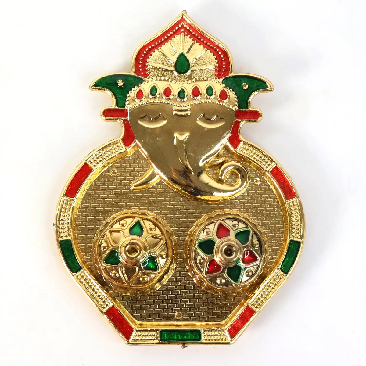 Ganesh Design Decorative Kumkum Box - (1 Pc) HP DD