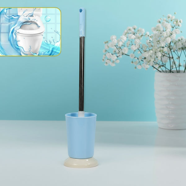 Premium Toilet Plastic Brush With Holder Stand Western And Indian Toilet Bathroom Cleaning
