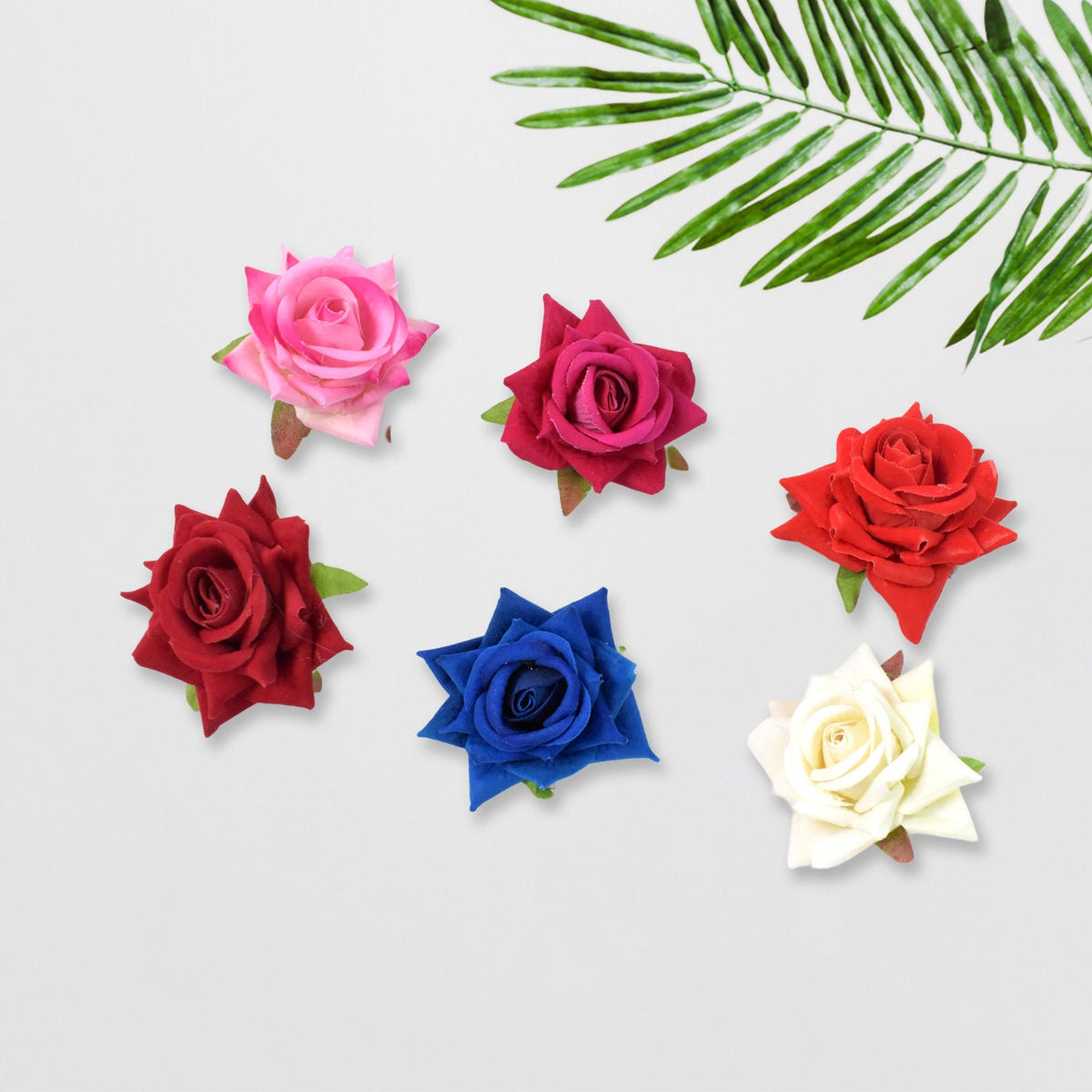 Colourful Flowing Flower Hair Pin (12 Pcs Set Mix Color) HP DD
