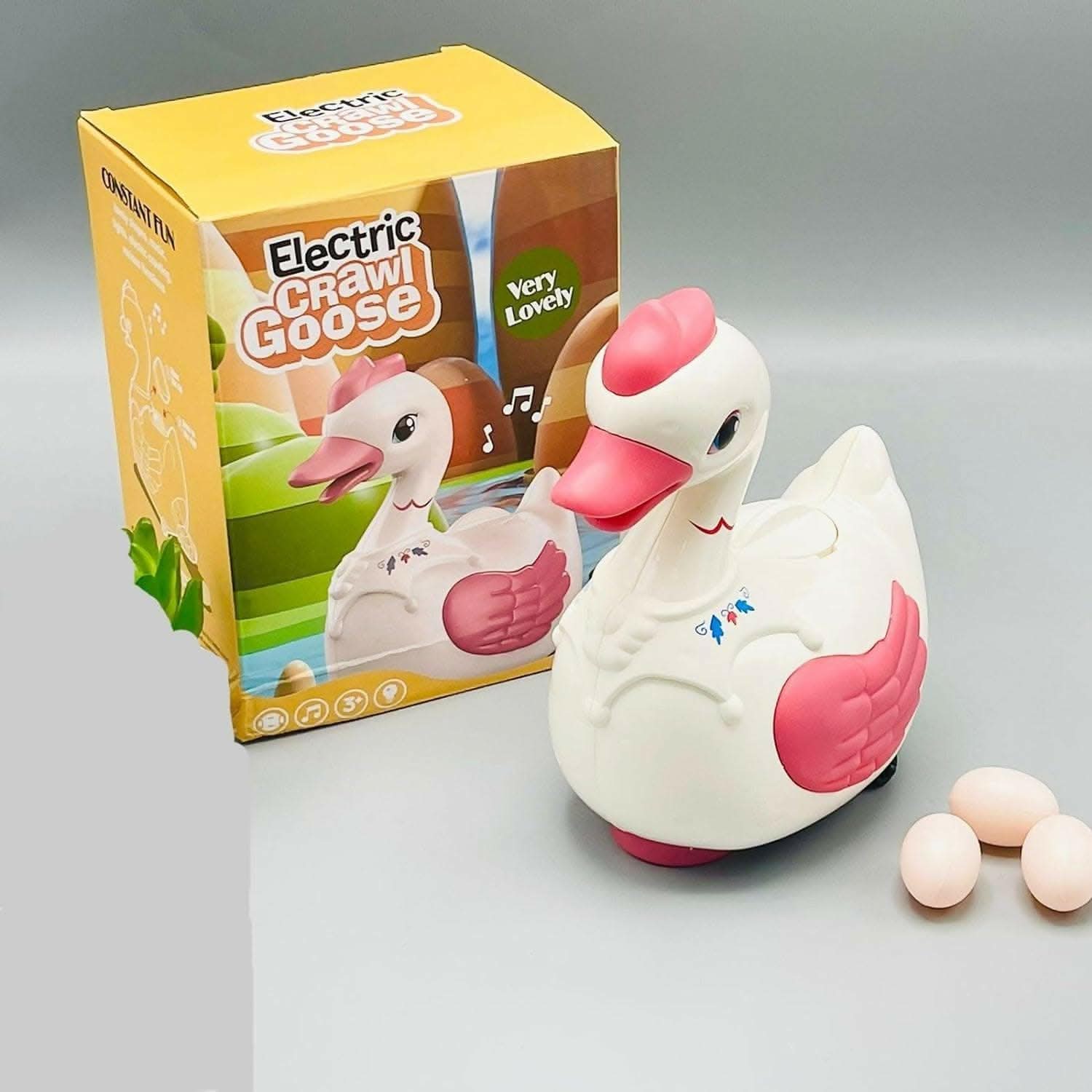 Goose Duck Will Lay Eggs Vehicle Toy for Kids - HalfPe