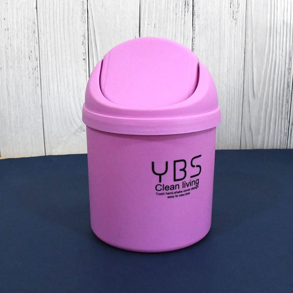 Mini Trash Can With Lid Small Tiny Trash Bin (18x13 Cm 1 Pc)