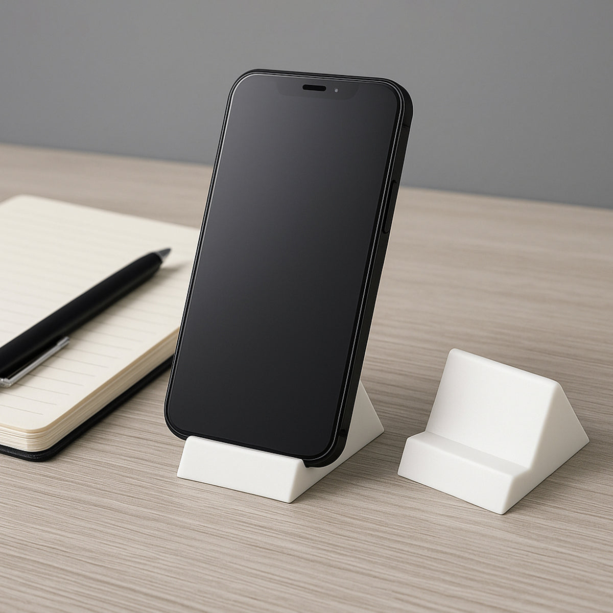 Compact Plastic Mobile Phone Holder Stand (2 Pc Mix Color)