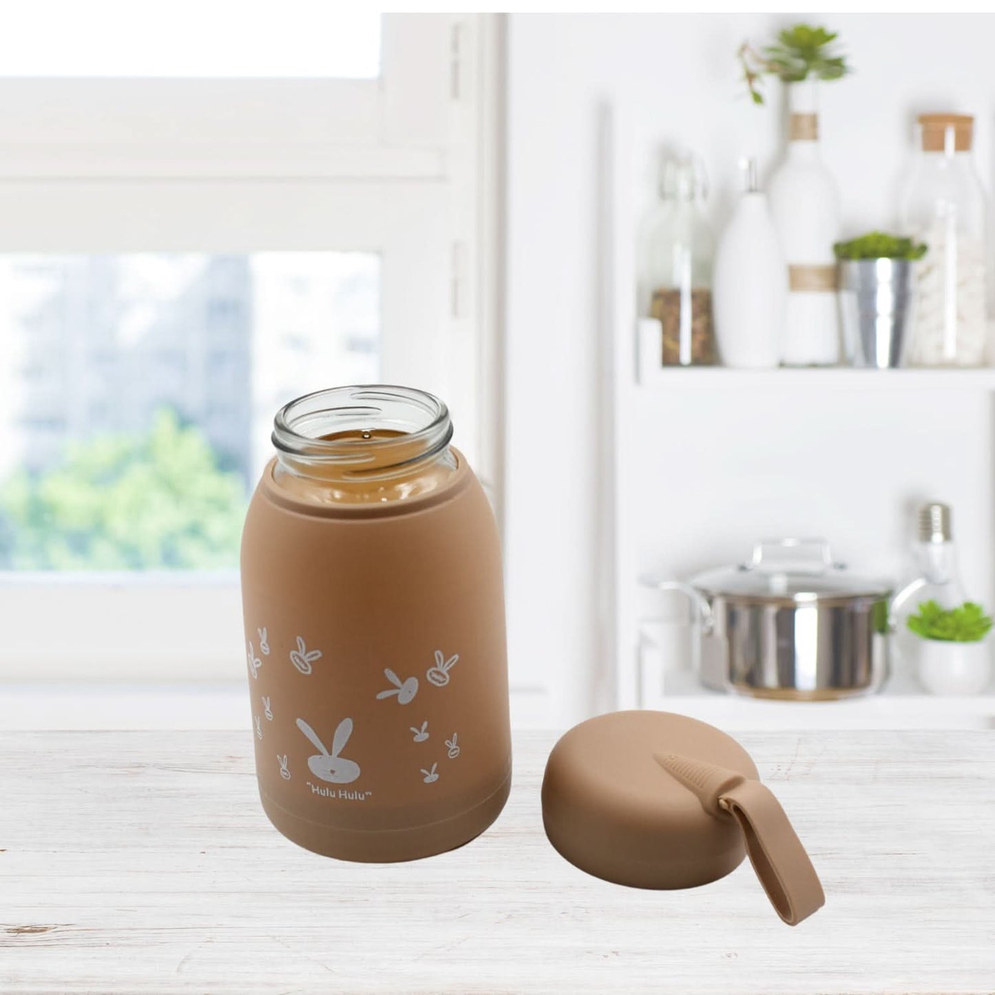 Cute Kids Sipper Bottle – Bunny Design, 330ml