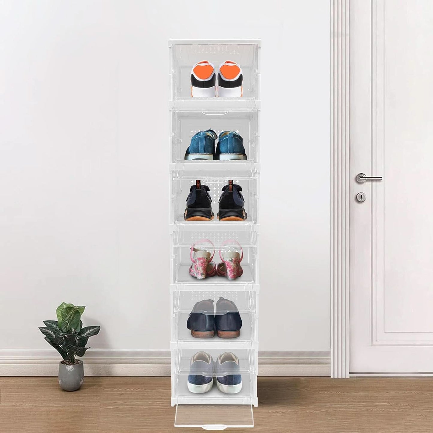 6-Layer Stackable Foldable Storage Cart