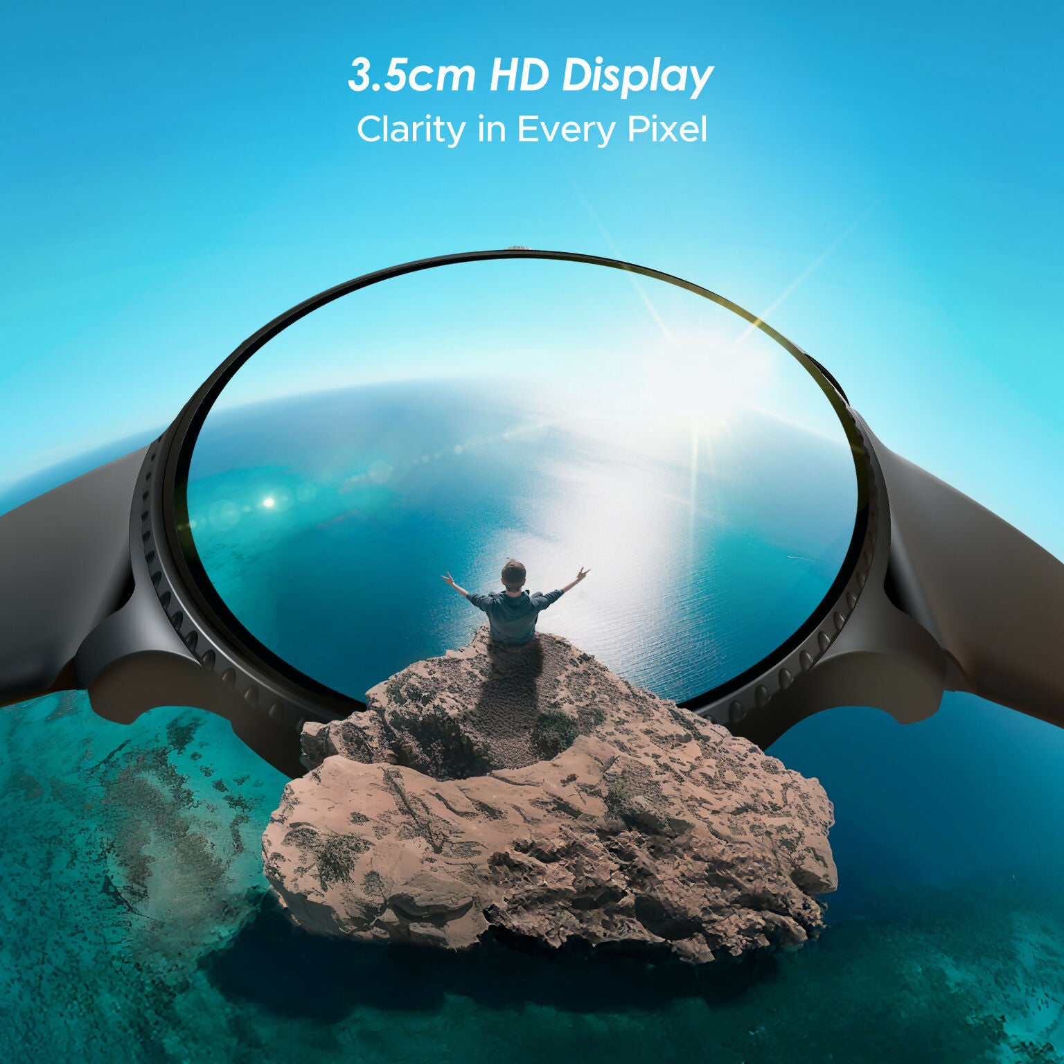 boAt Lunar Discovery Turn-by-Turn Navigation, 1.39" HD Display, Bluetooth Calling, 700+ Sports Modes & 7-Day Battery Life (Active Black)