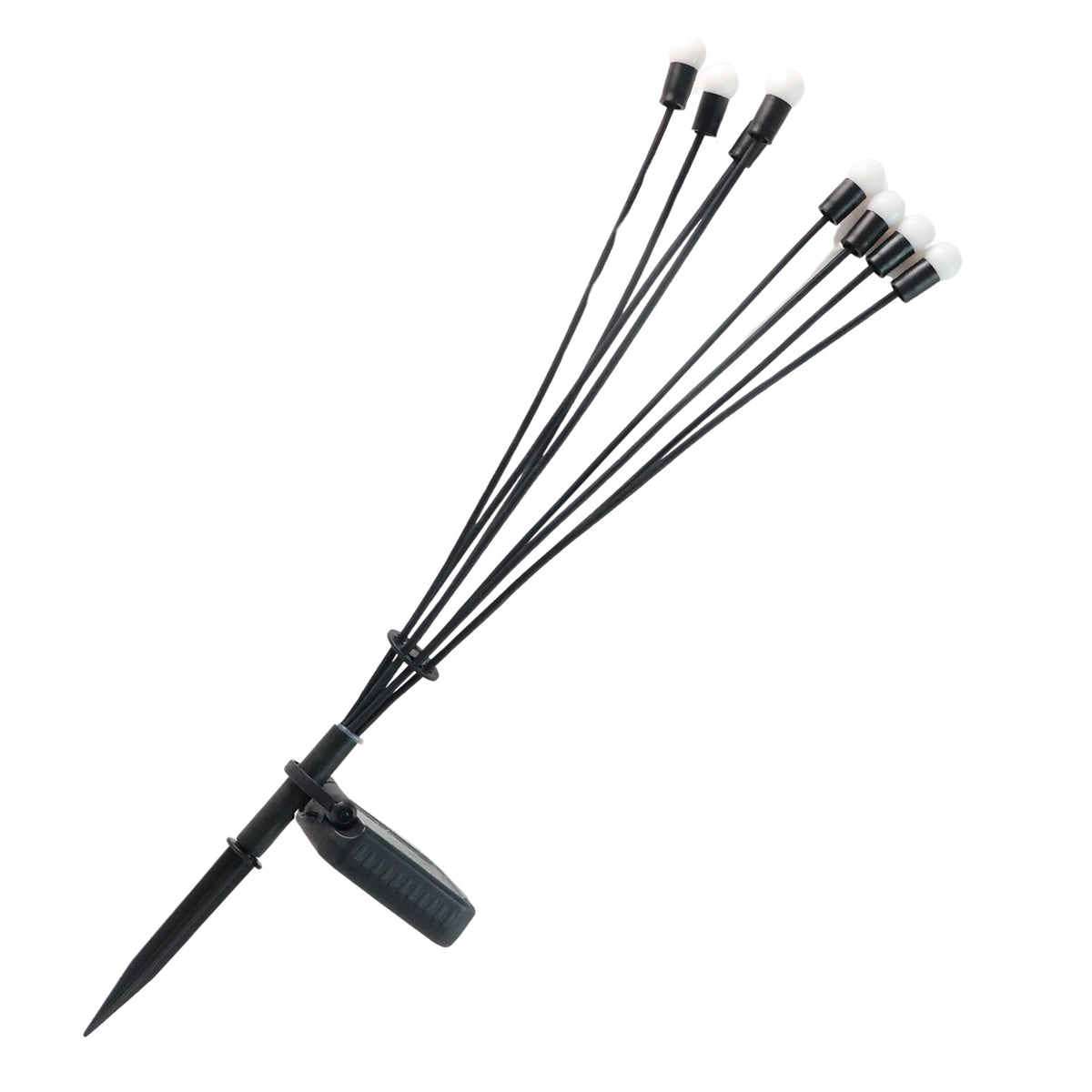 Solar LED Fiber Optic Garden Light for Waterproof Outdoor Decorative Path Lamp with Auto On/Off Sensor (1 Pc)
