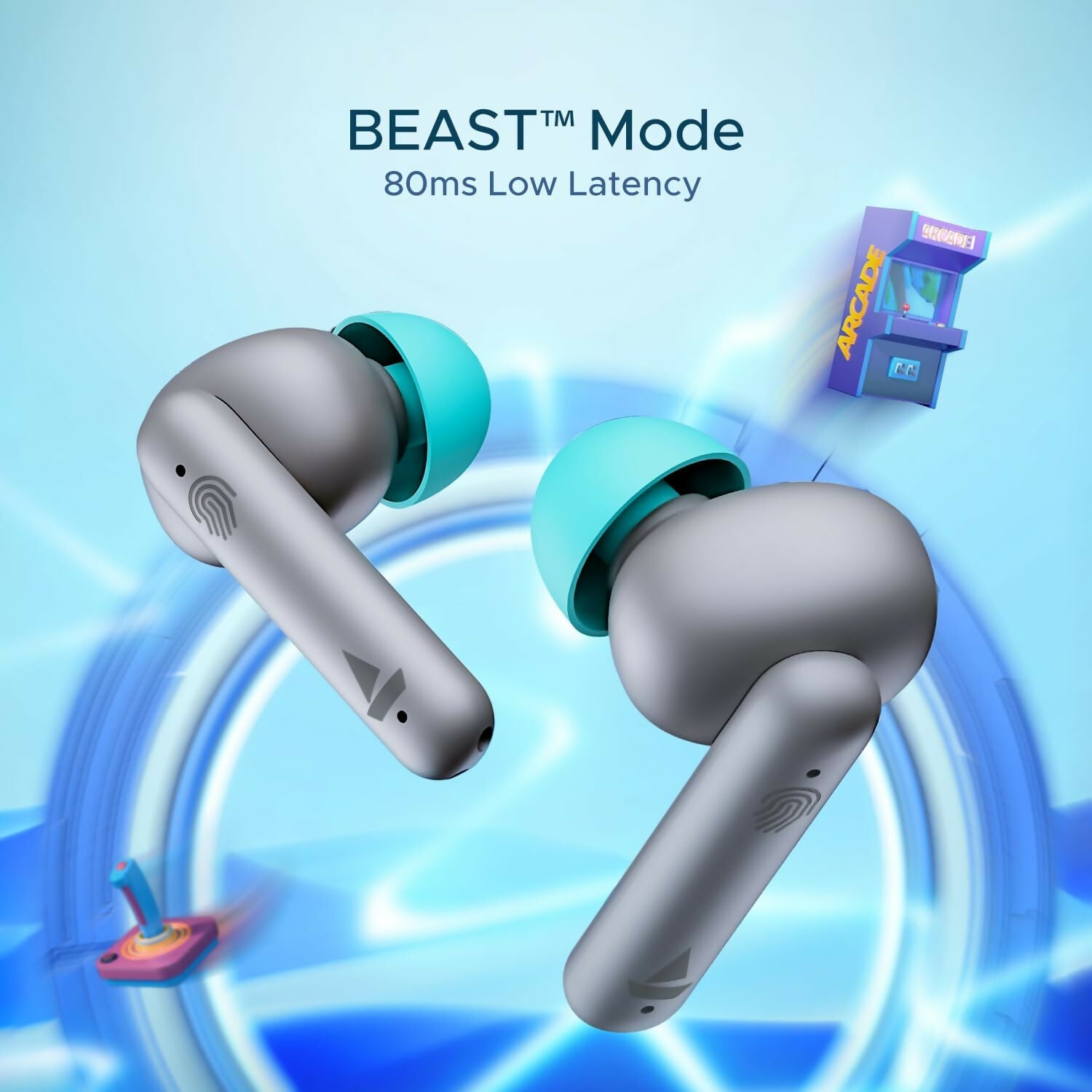 Boat Airdopes 141, Low Latency, ENx Tech, 42HRS Battery, Fast Charge, IWP, IPX4, Bluetooth Earbuds, TWS Ear Buds Wireless Earphones with mic (Cider Cyan)(multi colour) Dreams Gadgets 2