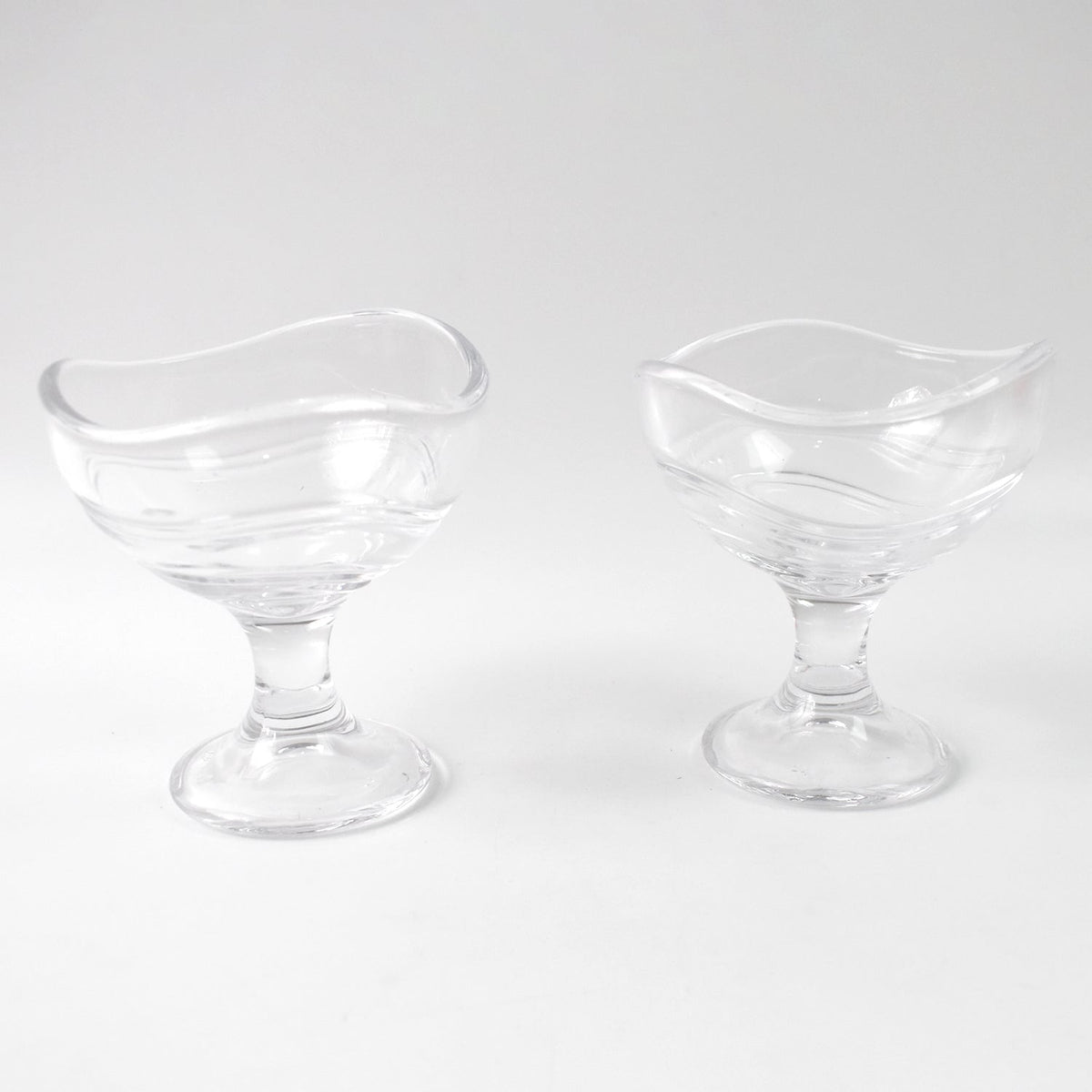 Glass Footed Dessert Bowl Ice Cream Cup (2 Pcs Set) HP DD