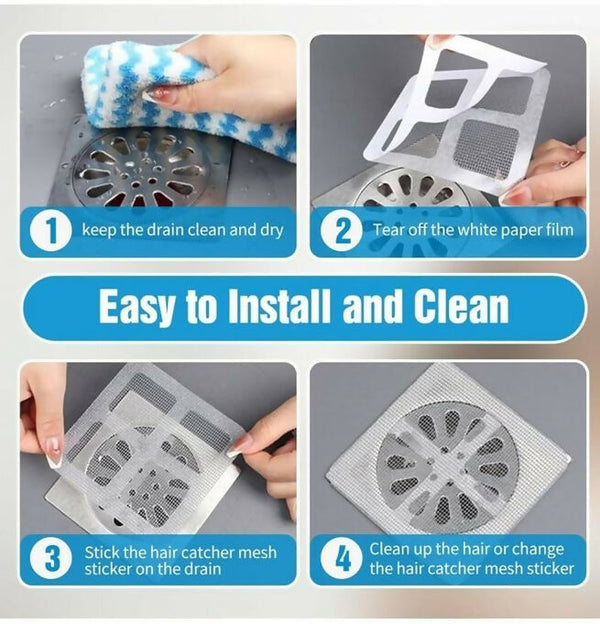 10 cm Pop-Up Sink Strainer Set (Pack of 90) – Multi-Material, Bathroom & Kitchen Drain Filter