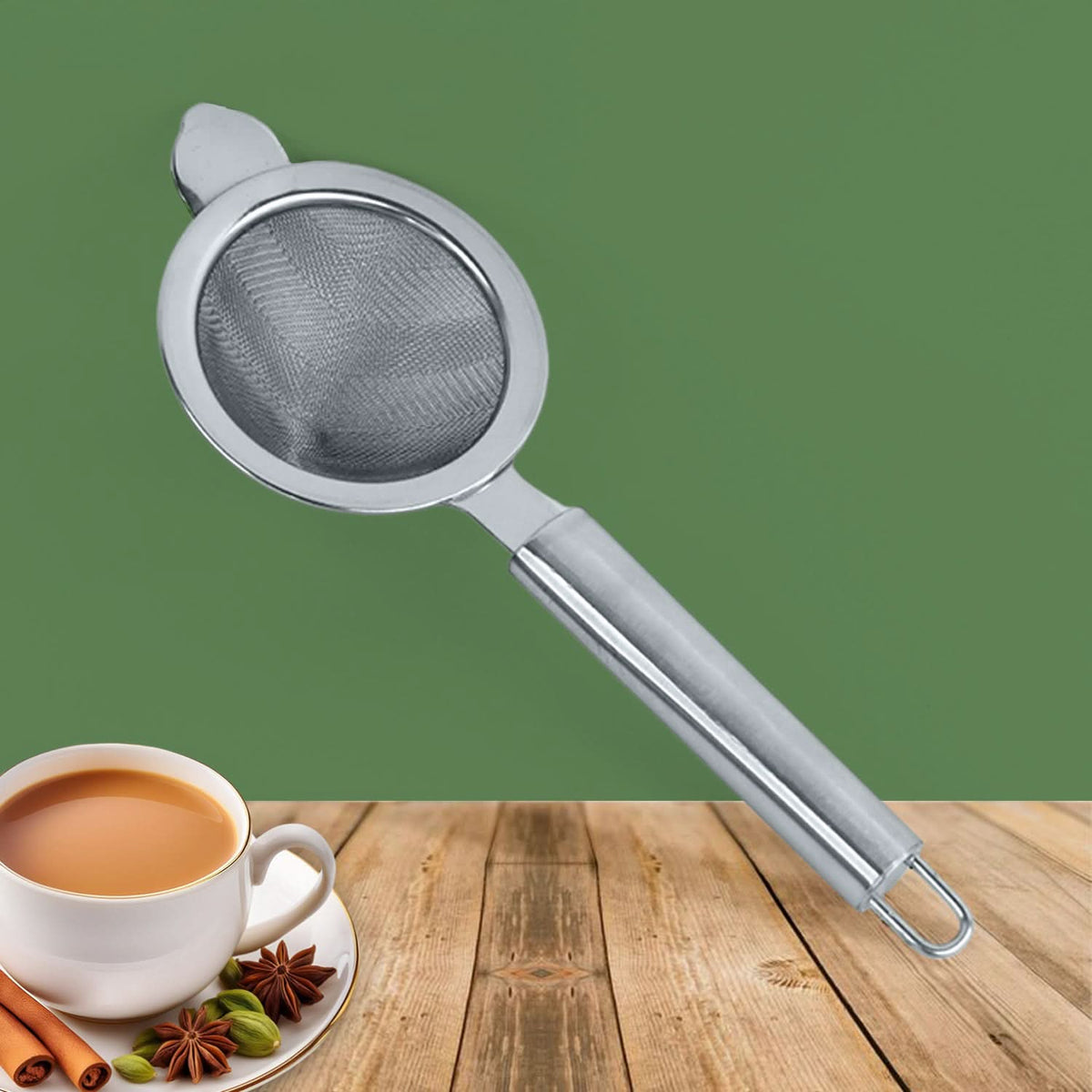 Apex Conical Strainer – Durable Stainless Steel Kitchen Strainer (1pc) HP DD