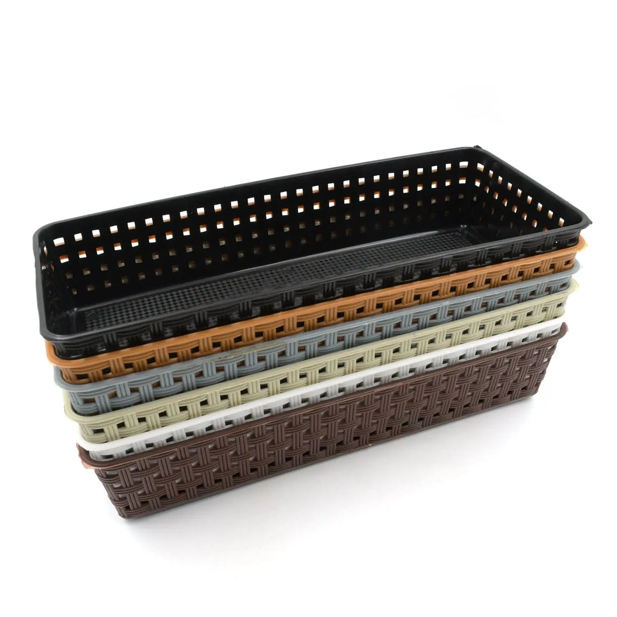 Multipurpose Plastic Organizer Trays for Home & Office (6 Pcs) HP DD