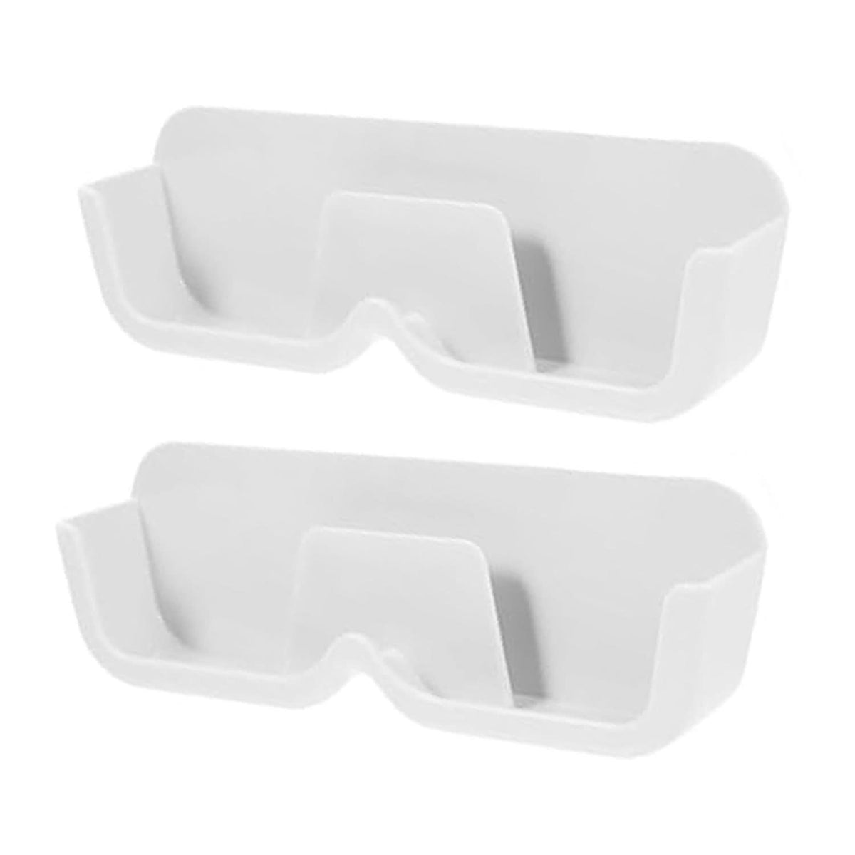 Wall-Mount Sunglass Organizer – Space-Saving Eyewear Holder with Adhesive Stickers (2 Pc Set) HP DD