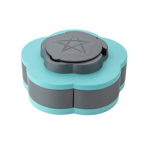 Smart Rotating Candy & Snack Storage Box – 5-Grid Petal-Shaped Organizer ABHI Mobiles