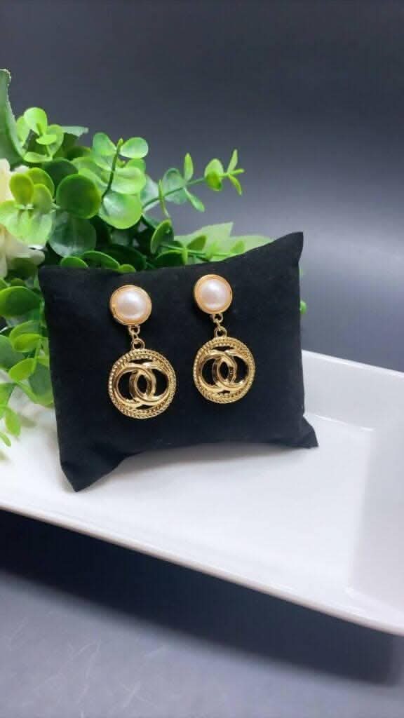 Pinapes Statement Dangler Ball Earrings For Women - HalfPe