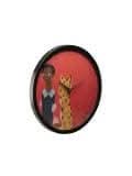 Elegant Leopard Analog Wall Clock - HalfPe