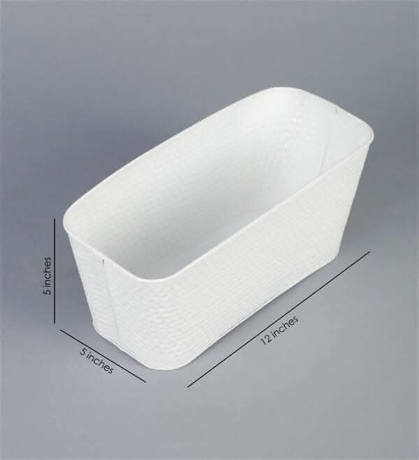 Embossed Pot Red & White ( set 0f 2) - HalfPe