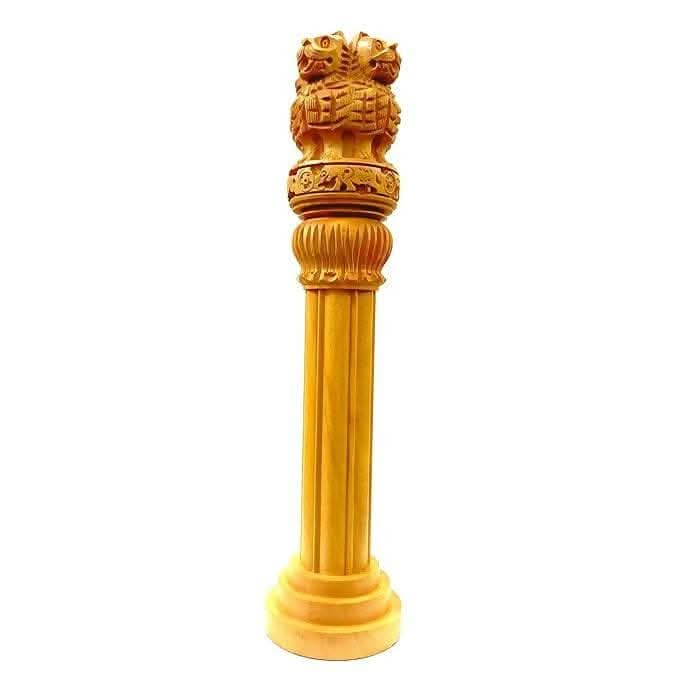 santarms Wooden Ashoka Pillar - HalfPe