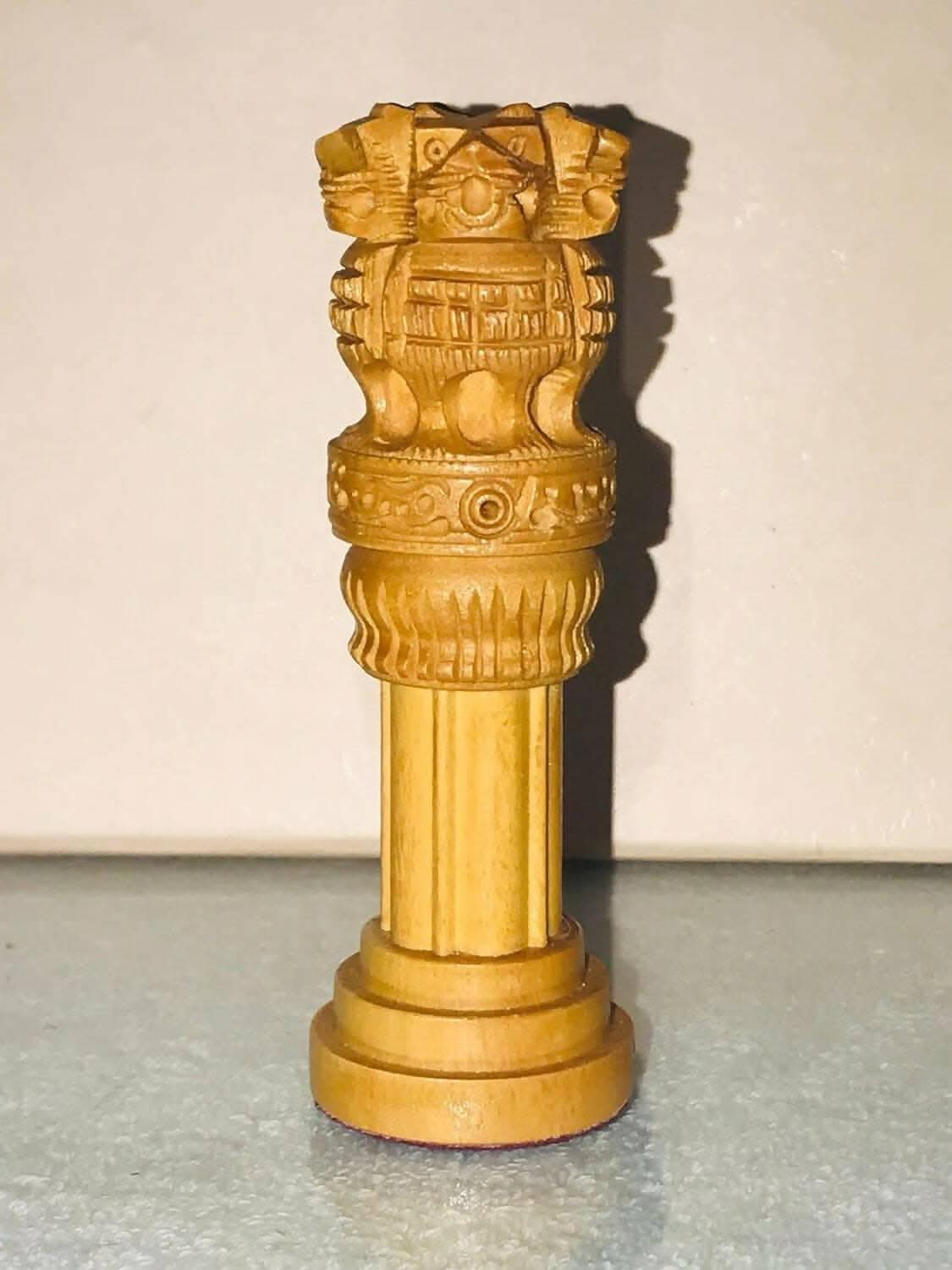 santarms Wooden Ashoka Pillar - HalfPe