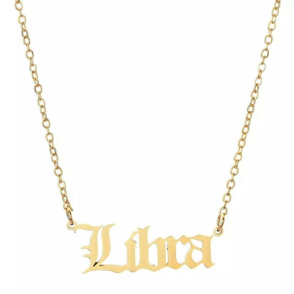 Pinapes Zodiac Star Sign Constellation Jewellery Necklace Pendant for Women and Girls - HalfPe