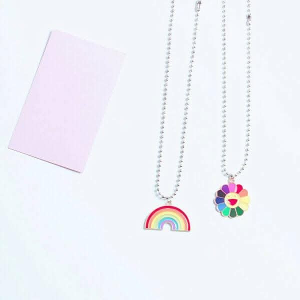 Pinapes Stylish Necklace Chains, Charm Pendant for Women and Girls (Pack of 2) - HalfPe