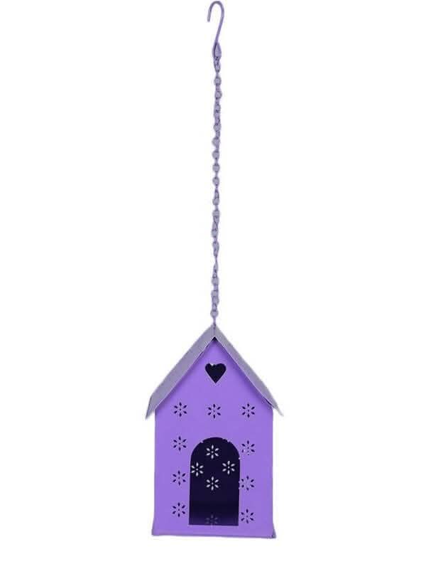 Hut Shape Bird House Purple - HalfPe