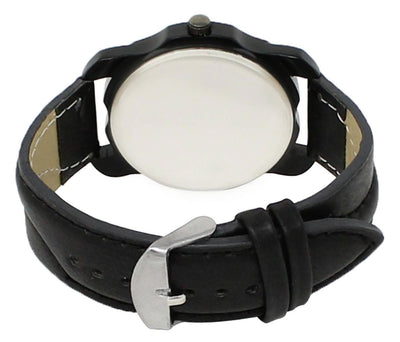 LOREM Black Dark Edition Analog Watch For Men LR22 - HalfPe